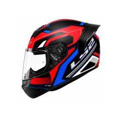 CASCO PARA MOTO LS2 FF352 DYNAMIC NEGRO ROJO MATE