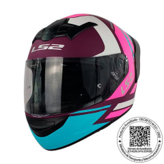 Casco Ls2 Ff352 Evo Down morado fucsia mate