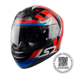 casco ls2 ff352 evo wolves negro rojo spoiler rojo