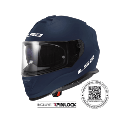 CASCO INTEGRAL LS2 FF800 STORM II ATOMIK AZUL MATE