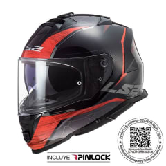 Casco Ls2 Ff800 Storm II CLASSY ROJO