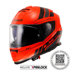 casco ls2 ff800 storm II fist naranja negro