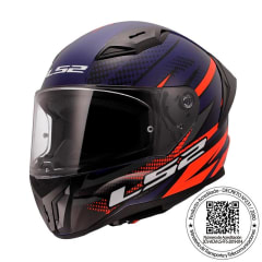 CASCO LS2 FF810 VIGO FLIGHT AZUL ROJO MATE