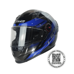 CASCO PARA MOTO LS2 FF816 COSMOS BETA AZUL