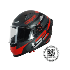 CASCO PARA MOTOLS2 FF816 COSMOS MODOK NEGRO ROJO MATE ST
