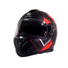 CASCO PARA MOTO MT HELMETS TARGO VENERIS A4 ROJO MATE