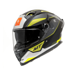 CASCO PARA MOTO MT HELMETS BRAKER SV B3 PURSUIT AMARILLO FLÚOR