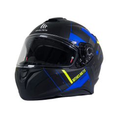 CASCO PARA MOTO MT HELMETS TARGO VENERIS A1 AZUL MATE