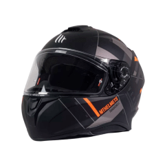 CASCO PARA MOTO MT HELMETS TARGO VENERIS B4 GRIS MATE