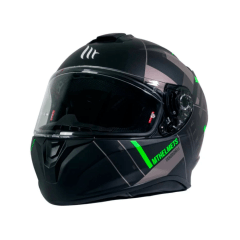 CASCO PARA MOTO MT HELMETS TARGO VENERIS B6 VERDE FLÚOR