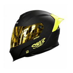 CASCO SHAFT 502SP SOLID NEGRO NEON YELLOW | CASCO INTEGRAL CERTIFICADO DOT ACREDITADO