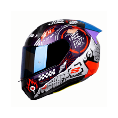 CASCO SHAFT 560 EVO MOTION V2 CAMALEÓN ROJO | CERTIFICADO ECE 22.06