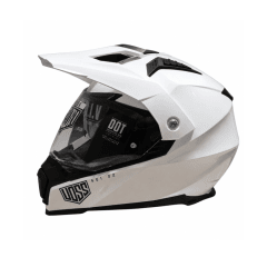 CASCO PARA MOTO MULTIPROPÓSITO VOSS 601-D2 BLANCO CERTIFICADO