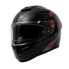 CASCO MT FF114 HUMMER SOLID A1 NEGRO BRILLO | EL CLÁSICO QUE NUNCA FALLA (VISOR OSCURO DE REGALO)