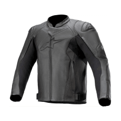 CHAQUETA ALPINESTARS FASTER V2 NEGRO NEGRO | ELEGANCIA DEPORTIVA CON PROTECCIÓN DE ALTO NIVEL