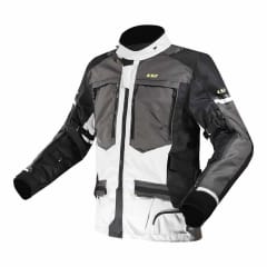 CHAQUETA LS2 NORWAY NEGRA GRIS AMARILLO