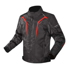 CHAQUETA LS2 SEPANG NEGRA GRIS ROJA | PROTECCIÓN Y CONFORT PARA CADA RUTA