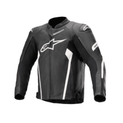 CHAQUETA ALPINESTARS FASTER V2 NEGRO BLANCO | CREADA PARA LA SEGURIDAD