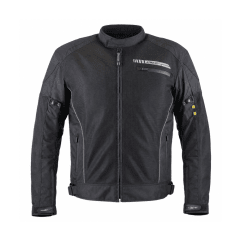 CHAQUETA PARA MOTO ATROX AIRFLOW VENTILADA CON PROTECCIONES NEGRA