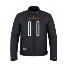 CHAQUETA PARA MOTO ATROX CARDINAL BREAK CON PROTECCIONES NEGRA