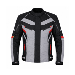 CHAQUETA ATROX TORC CE-2130 HOMBRE NEGRA ROJA