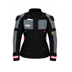 CHAQUETA MUJER KMZ SAHARA NEGRO ROSADO | COBERTURA SUPERIOR
