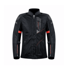 CHAQUETA LS2 ALBA VERANO MUJER NEGRA ROJO