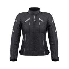 CHAQUETA PARA MOTO LS2 SERRA EVO NEGRA MUJER