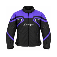CHAQUETA PARA MOTO SAFE DRIVE LADY MORADA