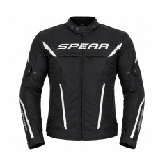 CHAQUETA PARA MOTO CONCORDE CON PROTECCIONES Y FORRO TÉRMICO NEGRA