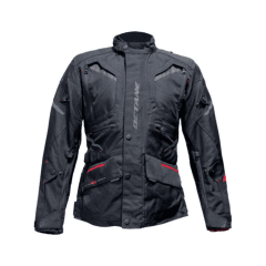 CHAQUETA PARA MOTO OCTANE SUSPENSIÓN TRICAPA NEGRA
