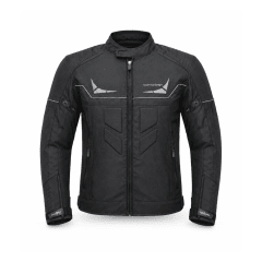 CHAQUETA CORDURA CURI NEGRA REFLECTOR PARA MOTO