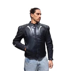 CHAQUETA DE CUERO NEPTUNO PARA MOTO | PROTECCIÓN, ESTILO Y RESISTENCIA