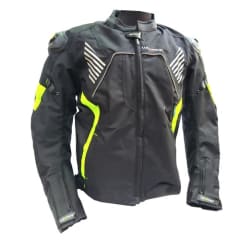 CHAQUETA THUNDER FLÚOR PARA MOTO | PROTECCIÓN, VISIBILIDAD Y SEGURIDAD