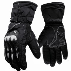 GUANTES PARA MOTO LARGOS INVIERNO AXE NEGRO | MÁXIMA PROTECCIÓN PARA LOS DÍAS FRÍOS