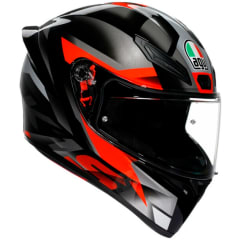 CASCO INTEGRAL AGV K1 S (2023) FASTLAP NEGRO GRIS ROJO | TECNOLOGÍA RACING PARA EL DÍA A DÍA