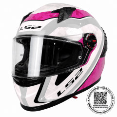 CASCO LS2 FF816 COSMOS STRIKE ROSA GRIS | SEGURIDAD, DISEÑO Y ALTO RENDIMIENTO