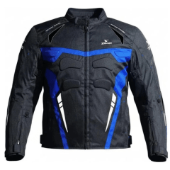 Chaquetas Moto Safe Drive negra azul