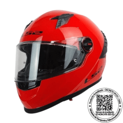 CASCO LS2 FF816 COSMOS ROJO
