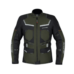 Chaqueta Moto Octane Hurricane verde oscuro