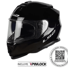 CASCO LS2 FF800 STORM II NEGRO BRILLANTE