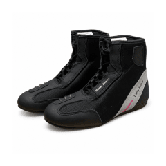 BOTA PARA MOTO MUJER LADY ART-604 CON PROTECCIONES NEGRA, BLANCA Y ROSA