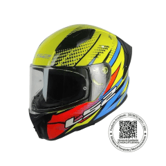 CASCO PARA MOTO LS2 FF810 VIGO FLIGHT AMARILLO NARANJO