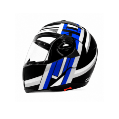 CASCO ABATIBLE GHB 158 AZUL BLANCO