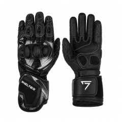 GUANTES MOTO SHELTER CHROME NEGRO | PROTECCIÓN Y ESTILO PARA CADA AVENTURA