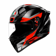 CASCO INTEGRAL AGV K1 S (2023) FASTLAP NEGRO GRIS ROJO | TECNOLOGÍA RACING PARA EL DÍA A DÍA