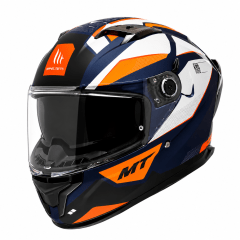 CASCO MT HELMETS BRAKER SV C4 PURSUIT NARANJA MATE |SEGURIDAD DE NUEVA GENERACIÓN CON VISOR SOLAR