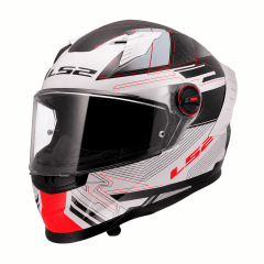 CASCO LS2 FF816 COSMOS DIGITAL BLANCO NEGRO ROJO |  TECNOLOGÍA Y DISEÑO