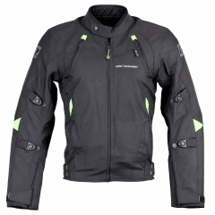 CHAQUETA OCTANE VOLTAGE NEGRO AMARILLO FLÚOR | ALTA VISIBILIDAD Y SEGURIDAD