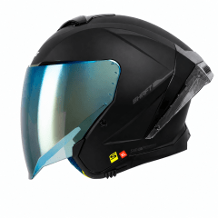 CASCO SHAFT 246SP SOLID NEGRO GRIS OSCURO ABIERTO | LIBERTAD Y PROTECCIÓN PARA CADA RECORRIDO